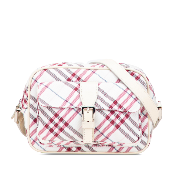 Pre-Loved Burberry Nova Check Canvas Crossbody - Picture 1 of 10